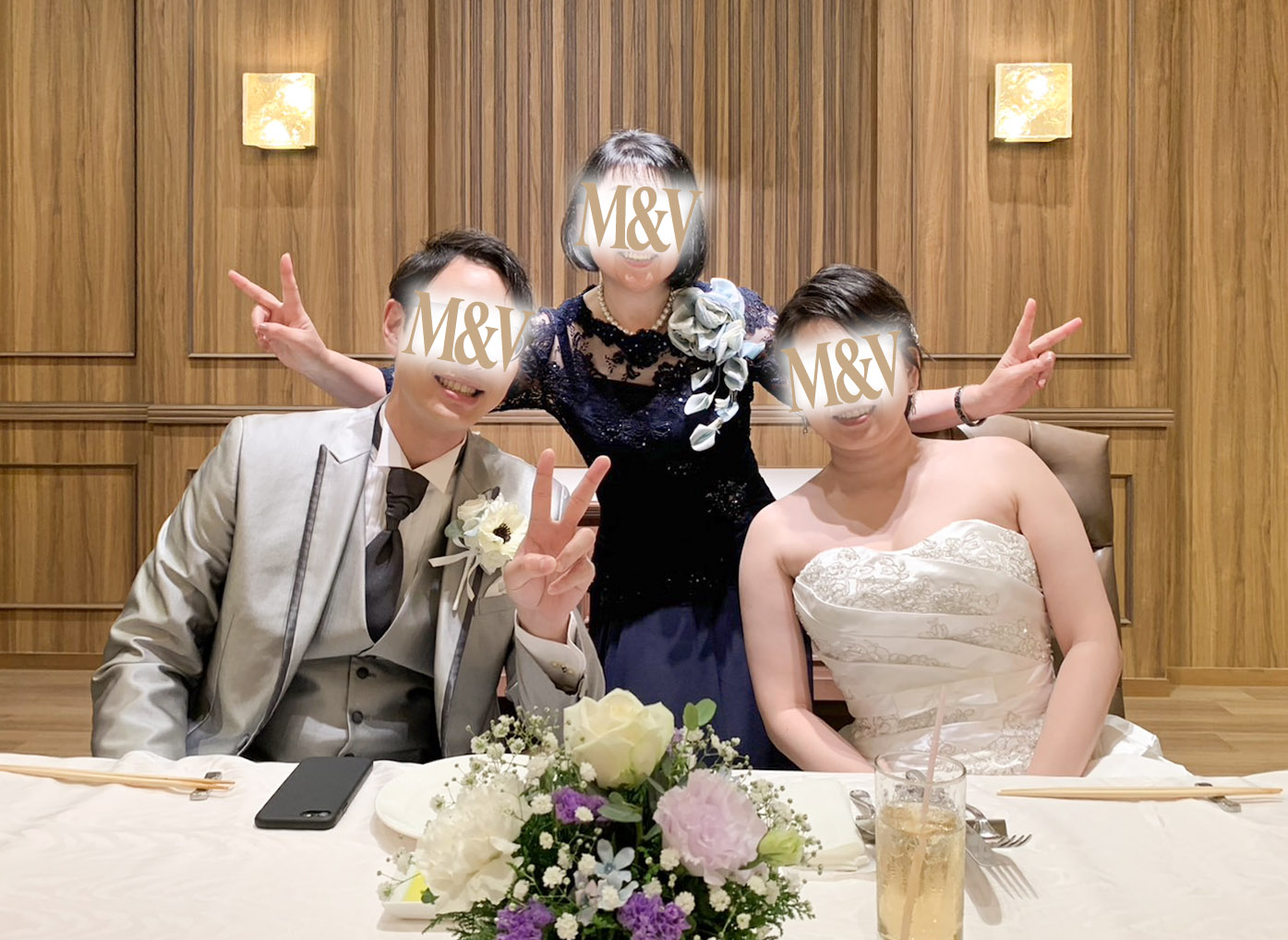 結婚式 新婦の母親 フォーマルドレス 大阪ハービスENTチャペル